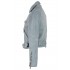 Dames imitatie leren jas licht blauw